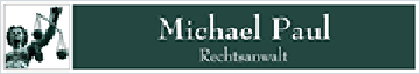 Banner Rechtsanwalt Michael Paul
